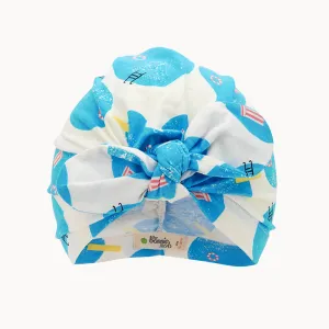 PLUNGE - Baby Turban Baby Hat POOLS